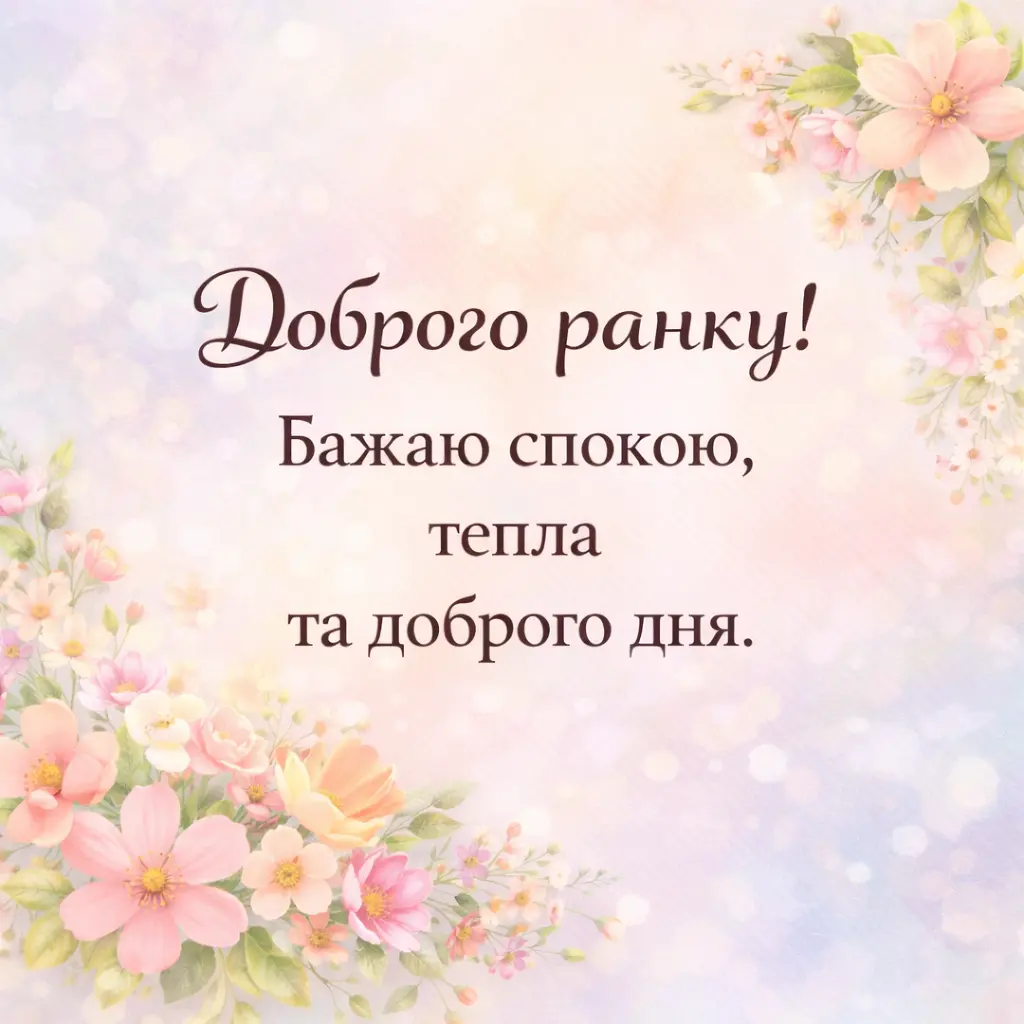 оригінальні побажання доброго ранку - листівки 6