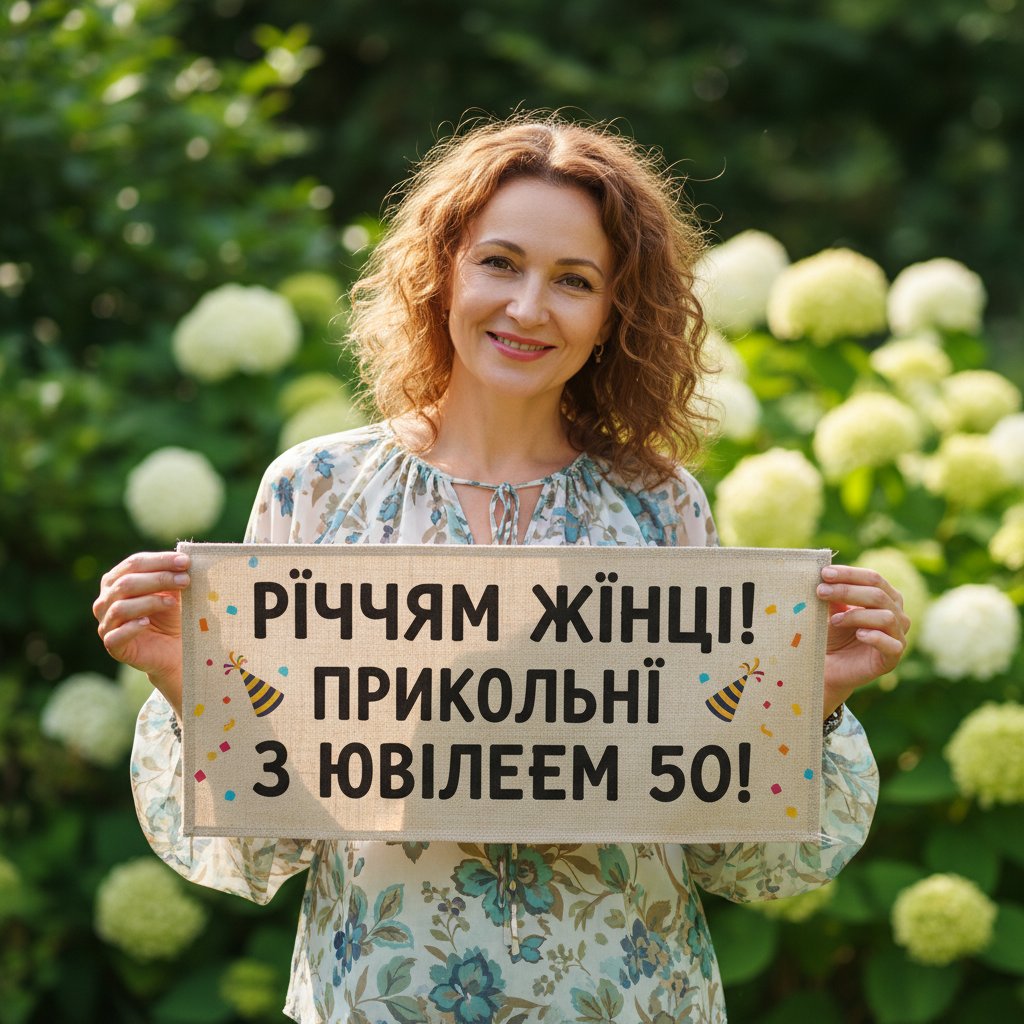 прикольні привітання з 50-річчям - листівки 2