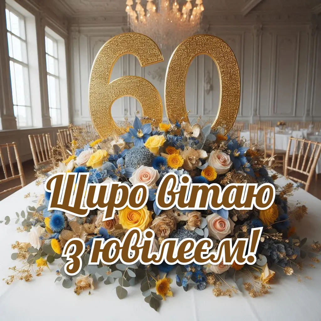 привітання з 60-річчям у віршах - листівки 9
