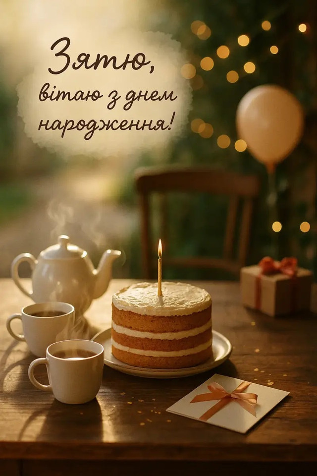 з днем народження зятю - листівки 5
