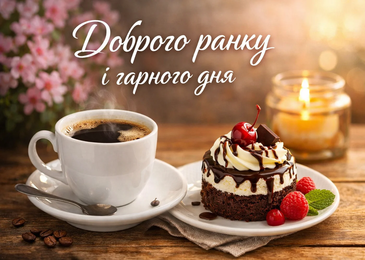 Гарне привітання та нові картинки доброго ранку