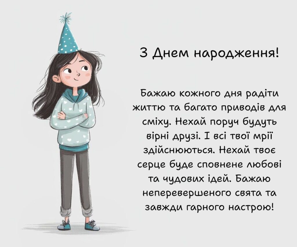 Красива листівка з днем народження дівчинці: ідеї та привітання