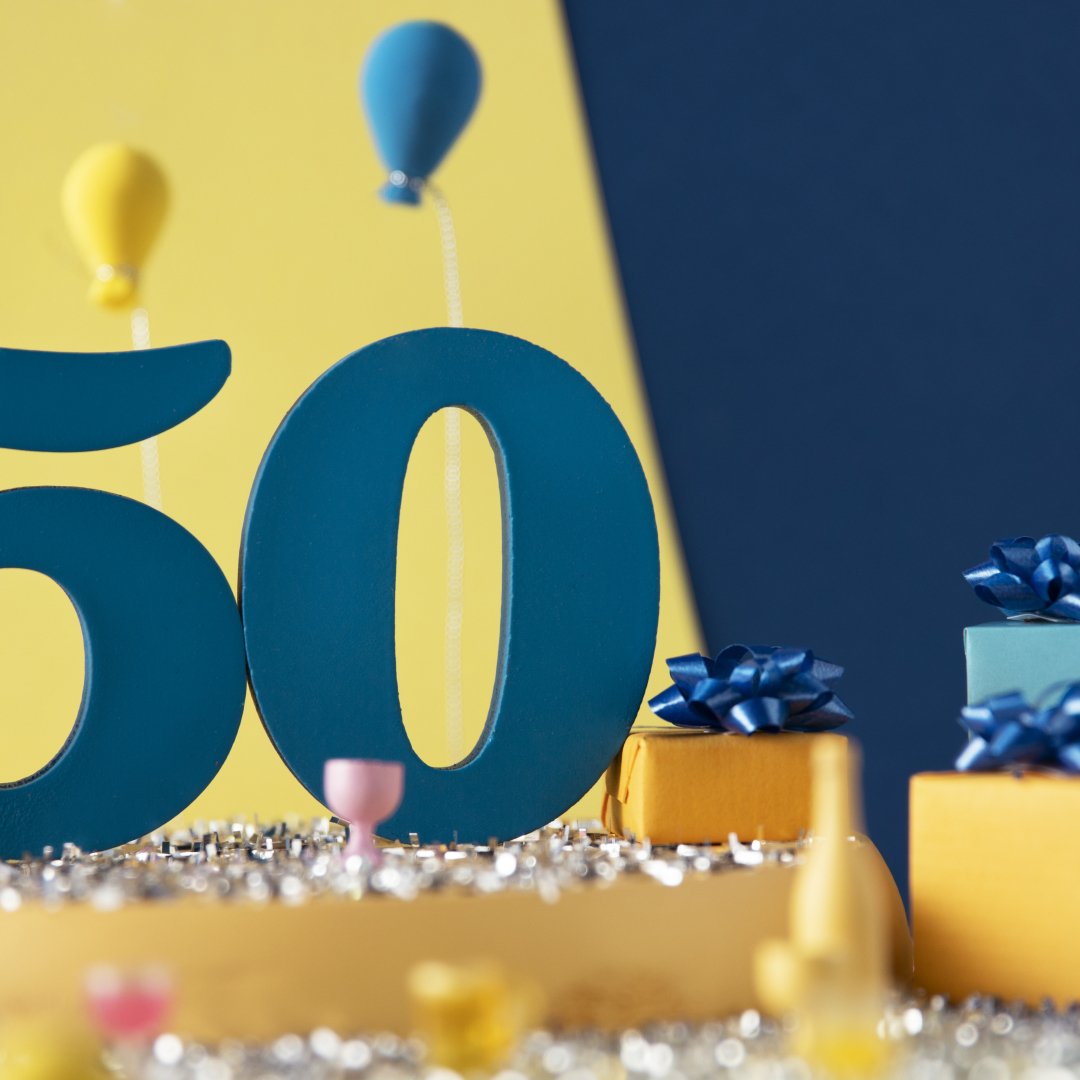 привітання з 50-річчям своїми словами - листівки 6