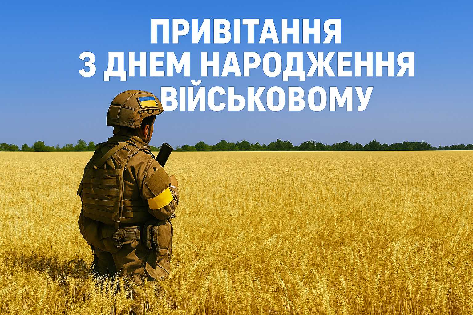 привітання з днем народження військовому - листівки 12