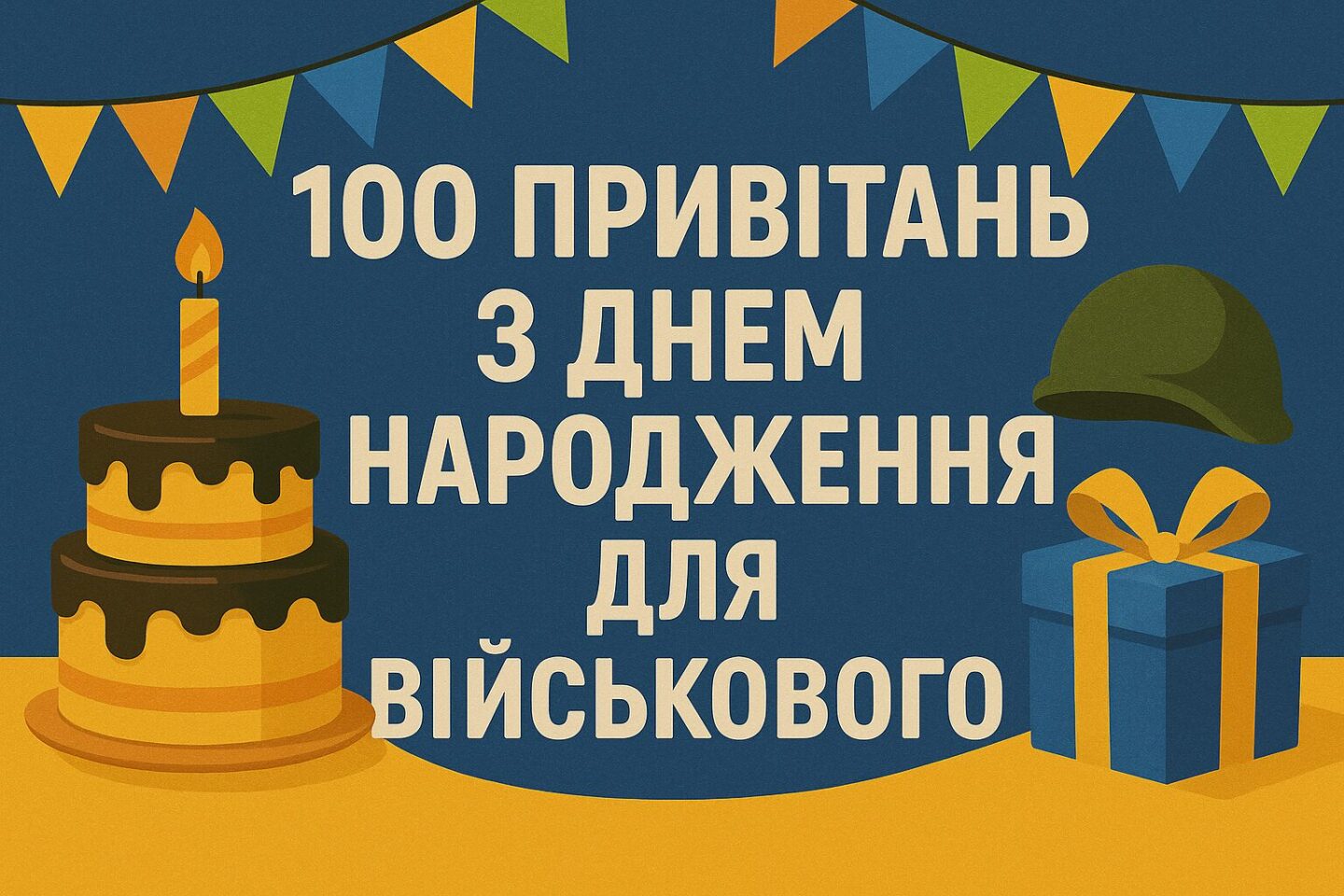 привітання з днем народження військовому - листівки 18