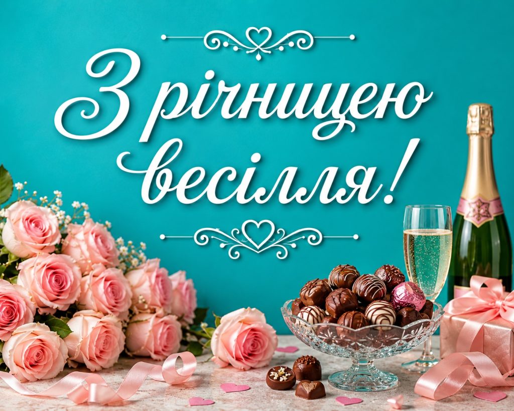 привітання з річницею весілля своїми словами - листівки 19