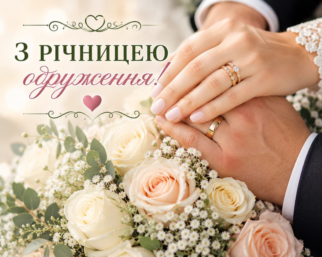 привітання з річницею весілля своїми словами - листівки 3
