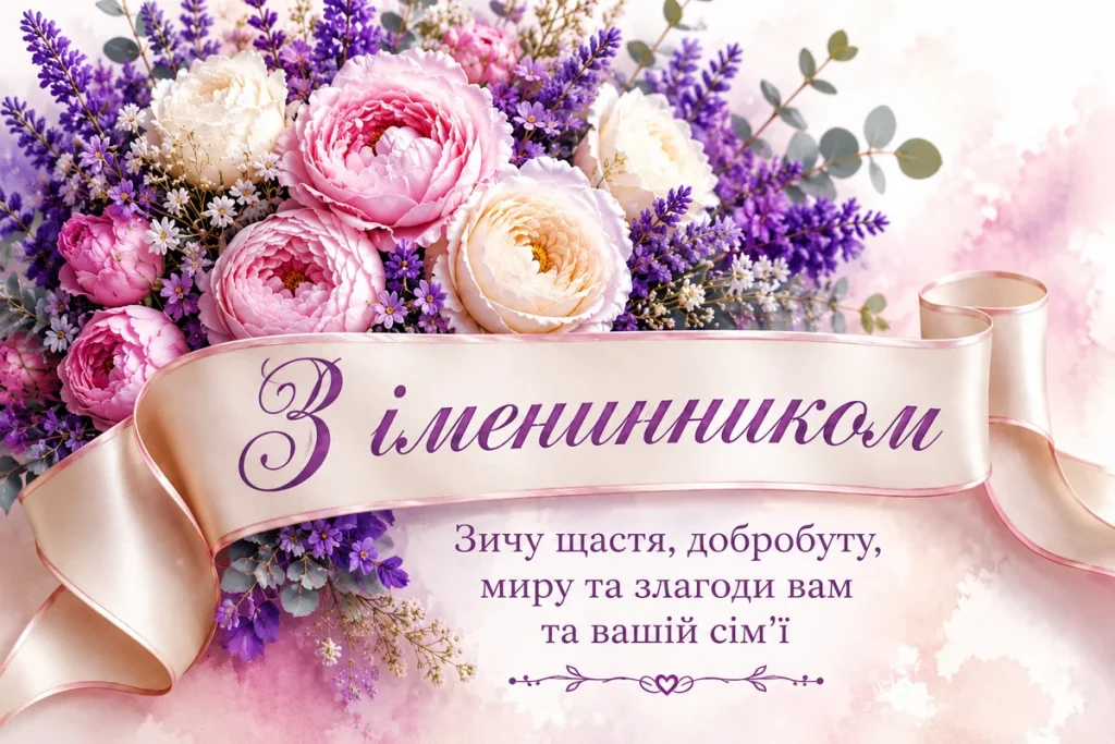 вітання батькам з іменинником - листівки 9
